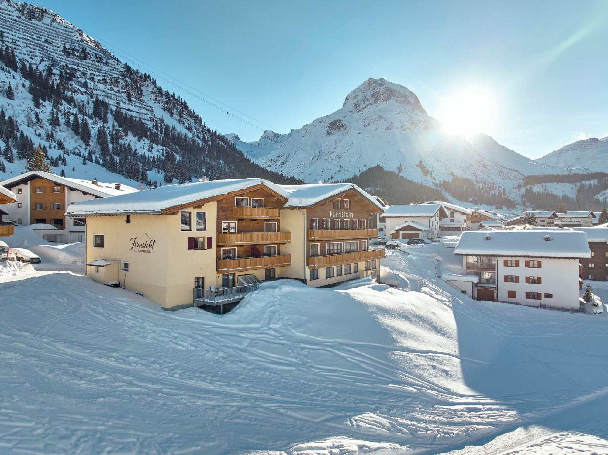 Fernsicht Alpen-Apartments Лех Экстерьер фото